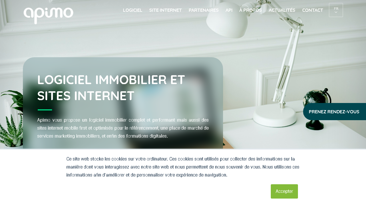 Capture d'écran de http://www.db-immobilier.fr/ 